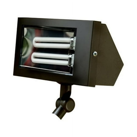 Dabmar Lighting DF5650-B Flood Light, 26W 2-PL13 120V, Black Finish