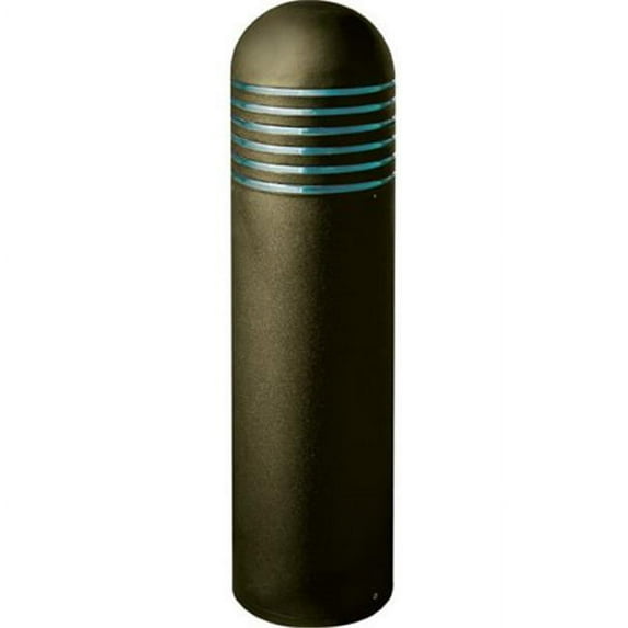 Dabmar Lighting 70W 120V Powder Coated Steel Bollard with Metal Halide Lamp - Bronze - 45.50 x 11 x 11 in.