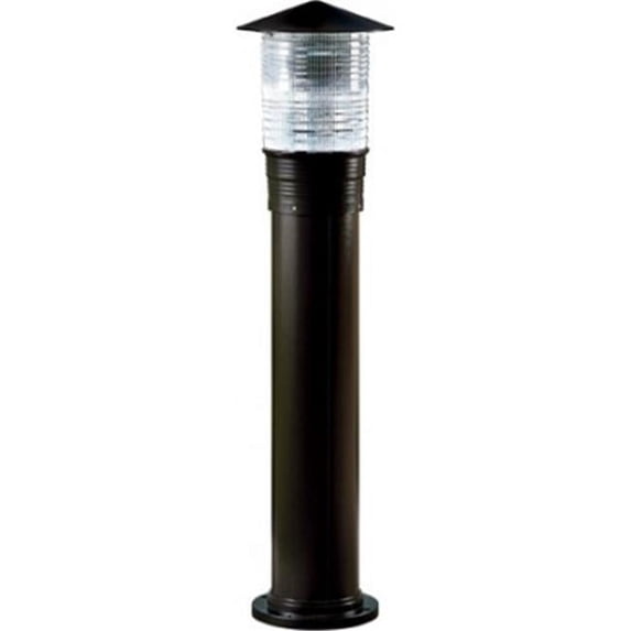 Dabmar Lighting D353-B 35W & 120V HID Powder Coated Cast Aluminum Bollard - Black