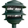 thumbnail image 1 of Dabmar Lighting D5000-LED4-G 6 x 0.5 in. 4W & 120V LED Three Tier Pagoda Light - Green, 1 of 1