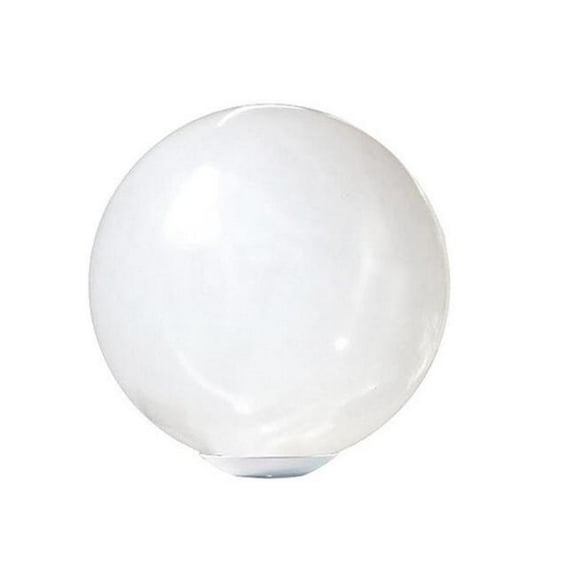 Dabmar Lighting D7018-L18-65K-W 18 in. 120V-277V E26 LED 18W 65K Cast Aluminium Globe Post Light Top Fixture, White