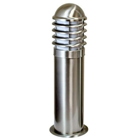 Dabmar Lighting D790-L20-50K-SS316 120V-277V G24 LED 20W 50K 316 Stainless Steel Mini Caged Bollard Light