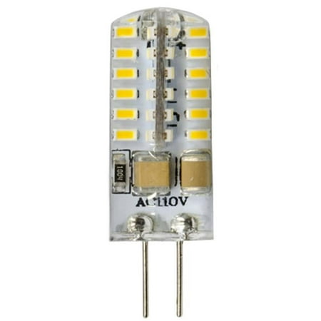 Dabmar Lighting DL-LED-G4S-2.2-30K 2.2 watts 48 LED 110 V Bi-Pin Silicone Round
