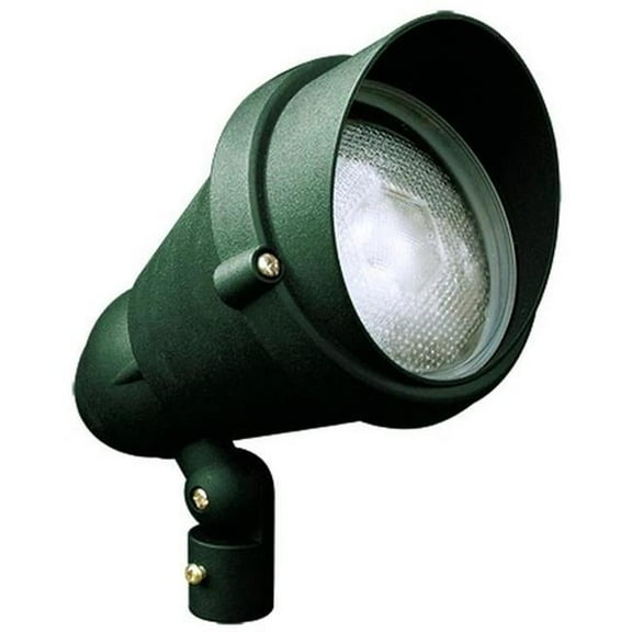 Dabmar Lighting DPR42-L25S-27K-G-HOOD 120V E26 LED 25W 27K Spot Hood Powder Coated Cast Aluminium Spot Light, Green