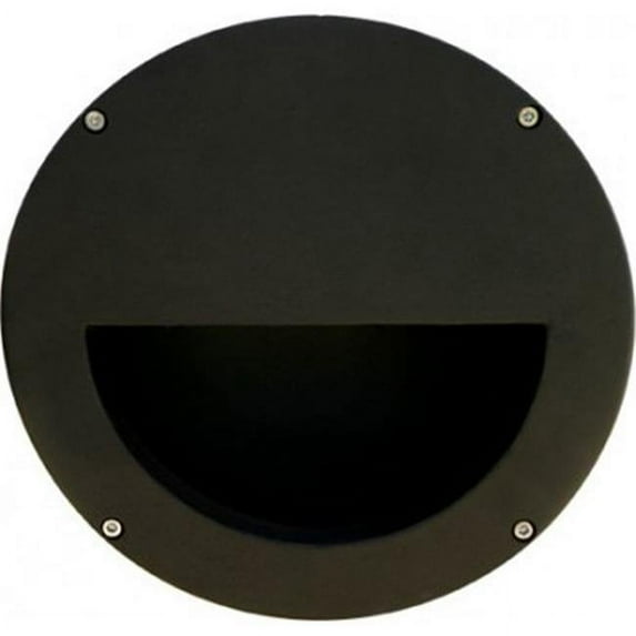 Dabmar Lighting DSL-LED1111-B 12W & 120-277V 60 LEDs G24 LED Large Round Step Light - Black