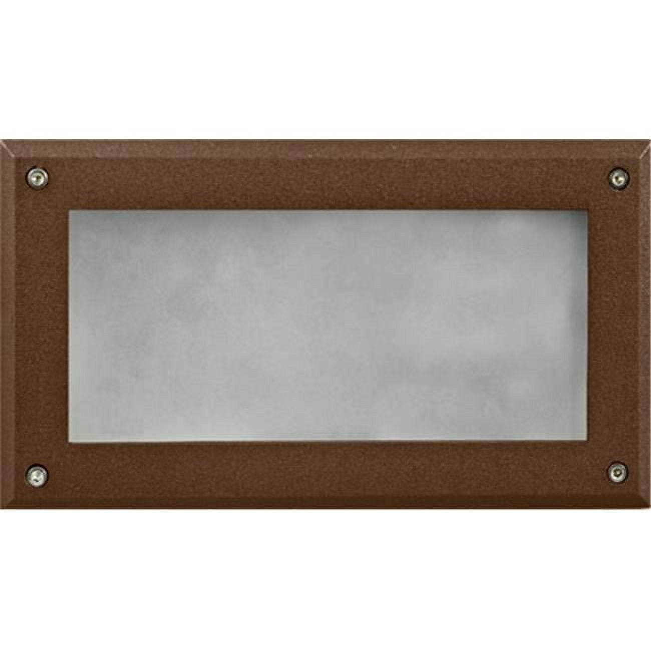 Dabmar Lighting DSL1001-BZ Recessed Open Face Brick, Step \u0026 Wall Light,  Bronze - 5 x 8.90 x 3.15 in. - Walmart.com, image size:1300x1300