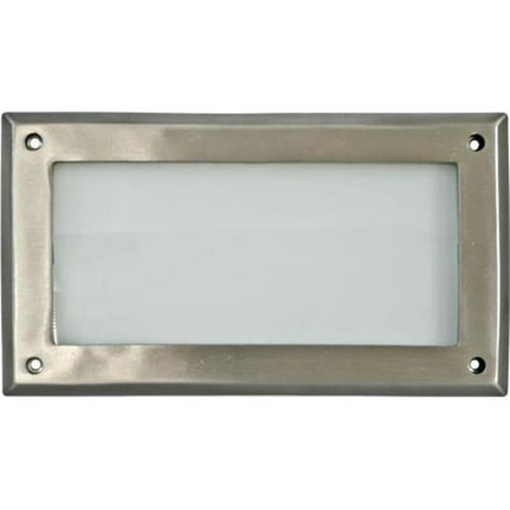 Dabmar Lighting DSL1001-L6-RGBW-SS304 120V E26 LED 6W RGBW 304 Stainless Steel Open Face Step Light