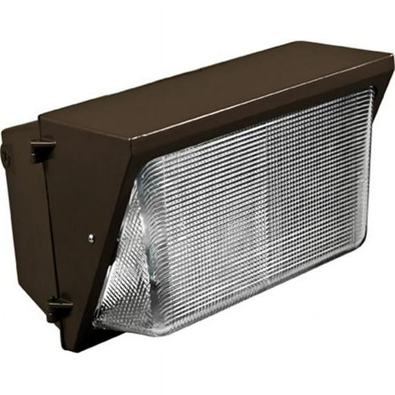 Dabmar Lighting DW1740-MT 13.38 x 18 x 9 in. 400 watts Large Wall Pack Fixture with High Pressure Sodium Lamp, Bronze