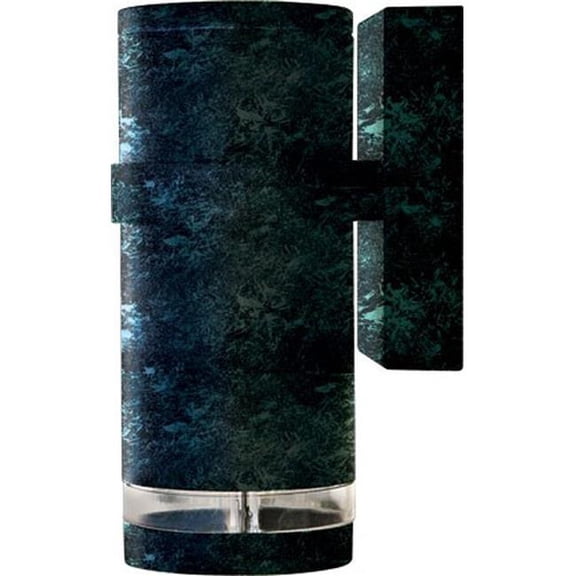 Dabmar Lighting DW3550-L6-RGBW-VG 86V-265V E26 LED 6W RGBW Cast Aluminium Down Light Wall Light Fixture, Verde Green