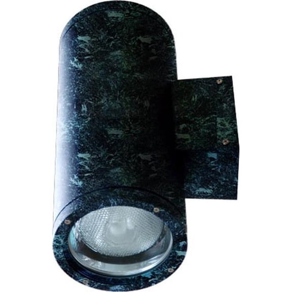 Dabmar Lighting DW3756-L25F-65K-VG 120V-277V E26 LED 25W 65K Flood Cast Aluminium Up & Down Wall Light Fixture, Verde Green