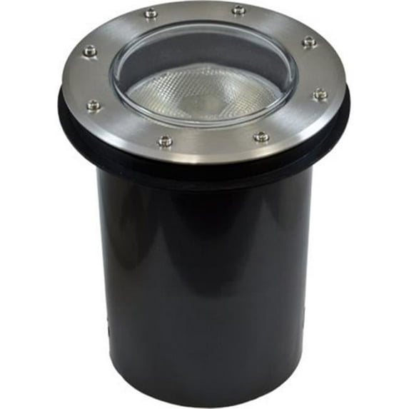 Dabmar Lighting DW4751-SS304 PAR38 120 V Medium In-Ground Well Light with Out Grill, Black, Bronze, Verde Green & Stainless Steel 304