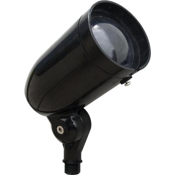 Dabmar Lighting FG22-L7-27K-B 120V E26 LED 7W 27K Fiberglass Spot Light, Black