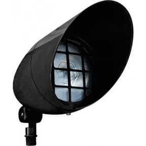 Dabmar Lighting FG23-B 120V PAR38 Fiberglass Hooded Spot Light, Black