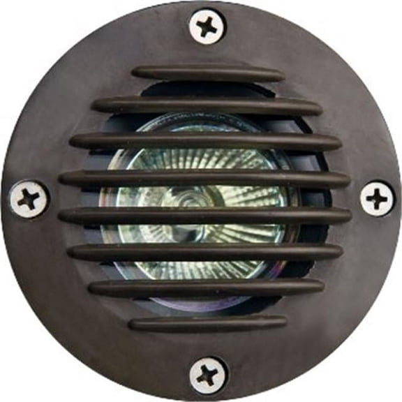 Dabmar Lighting FG317-BZ Fiberglass In-Ground Well Light with Grill- Bronze