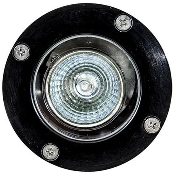 Dabmar Lighting FG318-L3-65K-B 12V 2-Pin LED 3W 65K Fiberglass In-Ground Well Light, Black