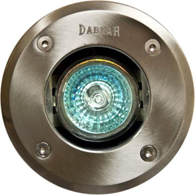 Dabmar Lighting FG319 Stainless Steel In-Ground Well Light with Fiberglass Body- Stainless Steel