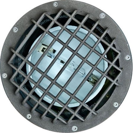 Dabmar Lighting FG4290-GRL Fiberglass In-Ground Well Light with Grill- Bronze