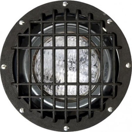 Dabmar Lighting FG4380-GRL Fiberglass In-Ground Well Light with Grill- Bronze