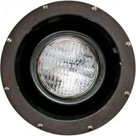 Dabmar Lighting FG4385-MED-GRL-MT Fiberglass In-Ground Well Light with Grill- Bronze