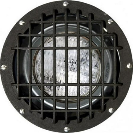 Dabmar Lighting FG4395-MED-GRL Fiberglass In-Ground Well Light with Grill- Bronze