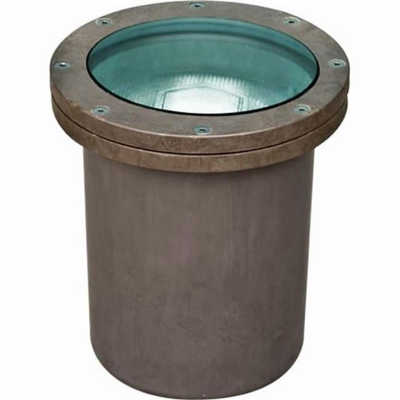 Dabmar Lighting FG4450-BZ 120V E26 Fiberglass In-Ground Well Light, Bronze