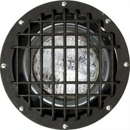 Dabmar Lighting Fiberglass In-Ground Well Light with Grill- Bronze