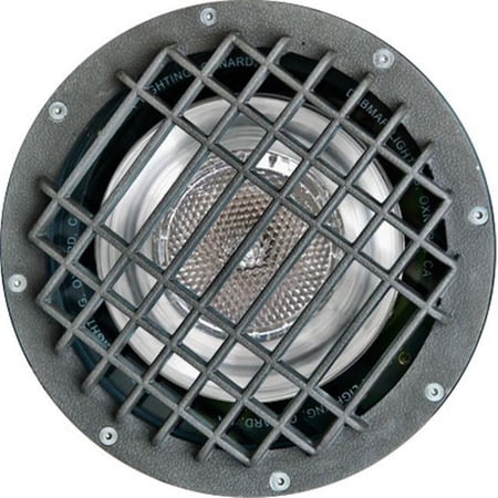 Dabmar Lighting Fiberglass In-Ground Well Light with Grill- Bronze