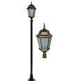 thumbnail image 1 of Dabmar Lighting GM2302-BZ-FROST Post Top Fixture with Frosted Glass - 26W DL-S26-GU24 120V, Bronze, 1 of 1