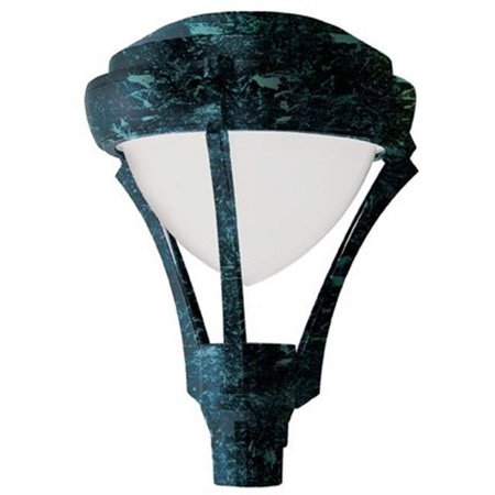 Dabmar Lighting GM593-VG 120W 120V Powder Coated Cast Aluminum Post Top Light Fixture with High Pressure Sodium Lamp, Verde Green