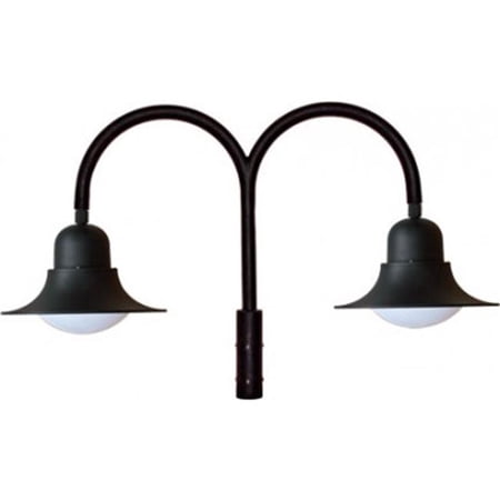 Dabmar Lighting GM621-LED30-B 2 x 30W & 85-265V LED Drop Light Post Top Fixture - Black