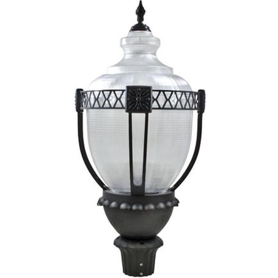 Dabmar Lighting GM660-L54-30K-B 120V-277V E39 LED 54W 30K Cast Aluminium Post Light Top Fixture, Black