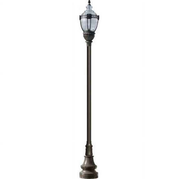 Dabmar Lighting GM8930-LED75-BZ 120-277V Cast Aluminum Clear Top Decorative Base Acorn Fixture, 75W - Bronze