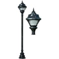 thumbnail image 1 of Dabmar Lighting GM9007-VG-MT Cast Aluminum Post Fixture with Decorative Base Fixture 50W Metal Halide Multi-Tap - Verde Green, 1 of 1