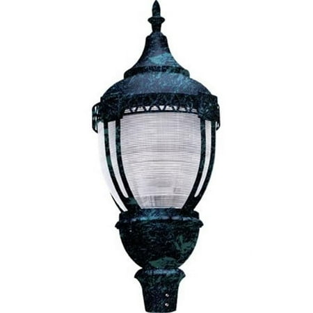 Dabmar Lighting GM915-VG 120W 120V Powder Coated Cast Aluminum Post Top Light Fixture with Mogul Base Metal Halide Lamp, Verde Green