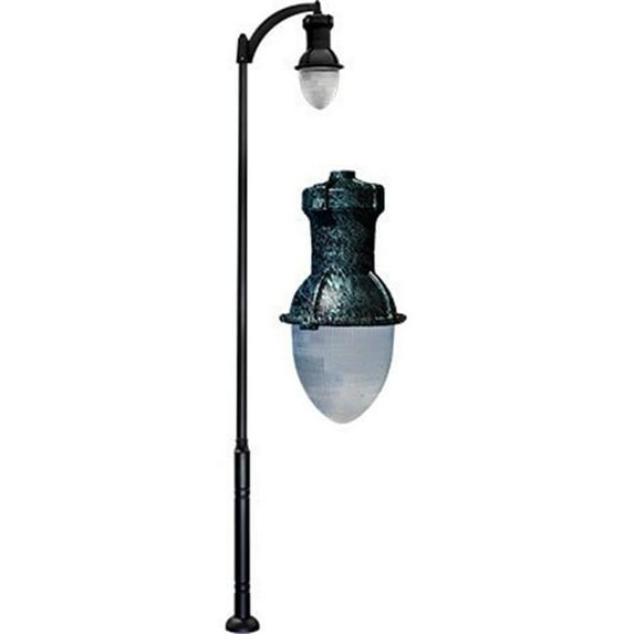 Dabmar Lighting GM9271-VG Drop Light Post Light Fixture 100W High Pressure Sodium & Mogul Base, 120V - Verde Green