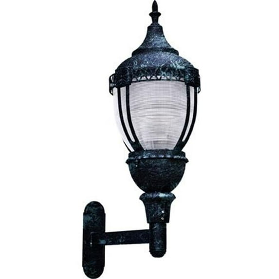 Dabmar Lighting GM947-VG 175W 120V Powder Coated Cast Aluminum Wall Light Fixture with Metal Halide Lamp, Verde Green
