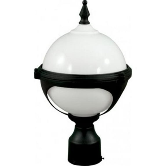 Dabmar Lighting GM982-LED16-B 16W & 85-265V LED Natalie Small Post Top Light Fixture - Black