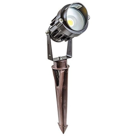 Dabmar Lighting LV-LED120-30K-BZ 6 watt Chip-On-Board 12 V Directional Spot Light with UL Listed Wire & Cable, Black, Bronze & Verde Green