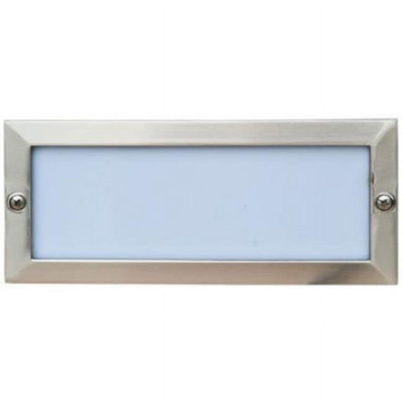 Dabmar Lighting LV-LED602-SS 2 x 2.5W & 12V JC-LED 30 LEDs Electroplated Stainless Steel Open Face Step Light