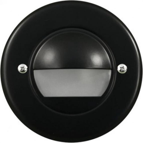 Dabmar Lighting LV-LED709-B 2.5W & 12V JC-LED Recessed Brick, Step & Wall Light - Black Cover