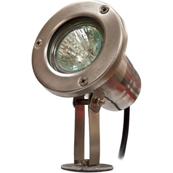 Dabmar Lighting LV10-LED7 Stainless Steel Spot Light Without Hood LED - 7W & 12V, Stainless Steel