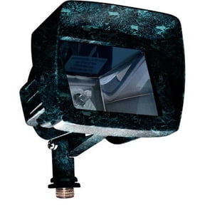 Dabmar Lighting LV105-VG-HOOD 12V 2-Pin Hood Powder Coated Cast Aluminium Directional Area Flood Light, Verde Green