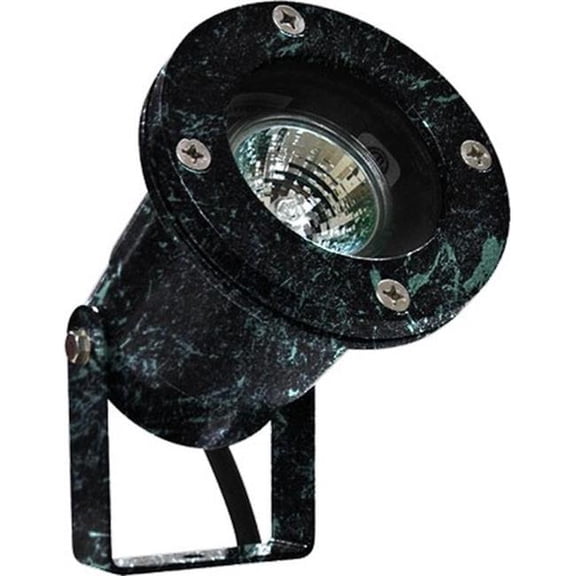 Dabmar Lighting LV108-L7-65K-VG 12V 2-Pin LED 7W 65K Powder Coated Cast Aluminium Spot Light, Verde Green