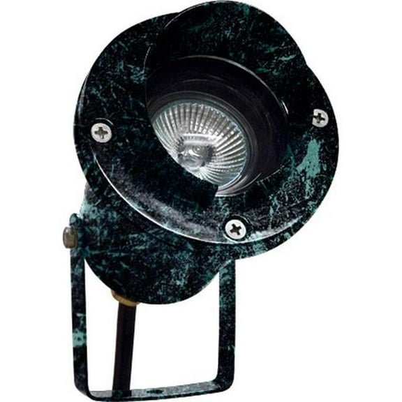 Dabmar Lighting LV109-L4-RGBW-VG 12V 2-Pin LED 4W RGBW Hood Powder Coated Cast Aluminium Spot Light, Verde Green