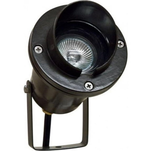 Dabmar Lighting LV109-LED3-B 3W & 12V LED MR16 Hooded Spot Light with Yoke - Black