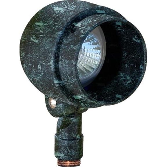Dabmar Lighting LV201-L7-27K-VG 12V 2-Pin LED 7W 27K Powder Coated Cast Aluminium Spot Light, Verde Green