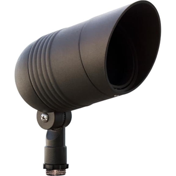 Dabmar Lighting LV202-B Cast Aluminum Directional Spot Light with Hood- Black