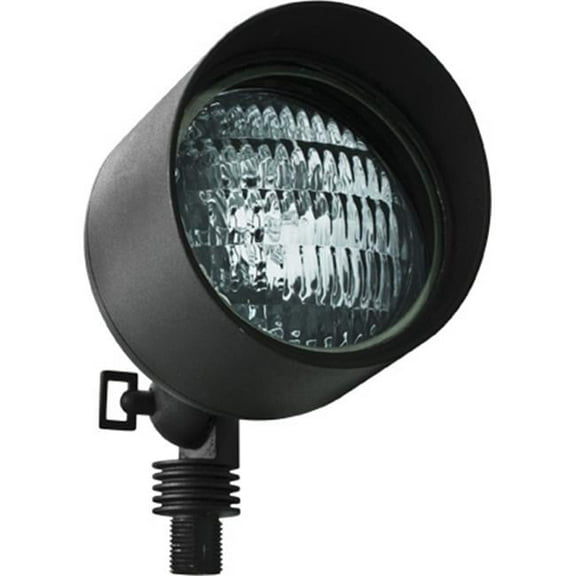 Dabmar Lighting LV23-B 50W 12V Cast Aluminum Directional Spot Light with Hood, Black