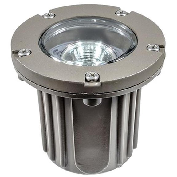 Dabmar Lighting LV342-L5-65K-B 12V 2-Pin LED 5W 65K Polybutylene Terephthalate In-Ground Well Light, Black
