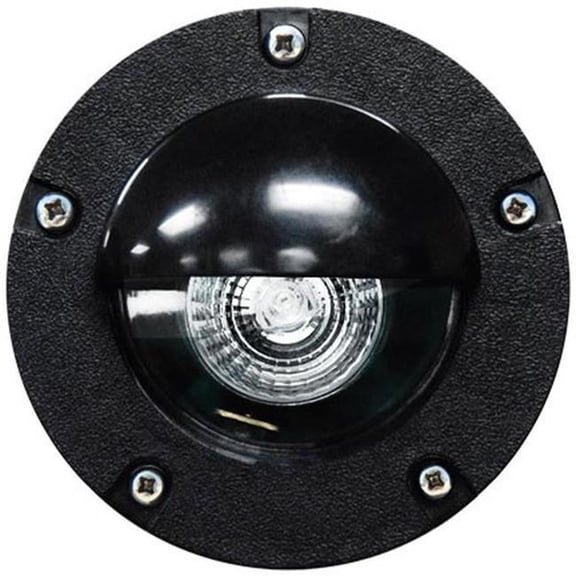 Dabmar Lighting LV344-L4-RGBW-B 12V 2-Pin LED 4W RGBW Polybutylene Terephthalate In-Ground Well Light with Eyelid, Black
